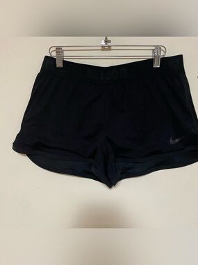 Nike Black Women's Athletic Running Shorts with Logo